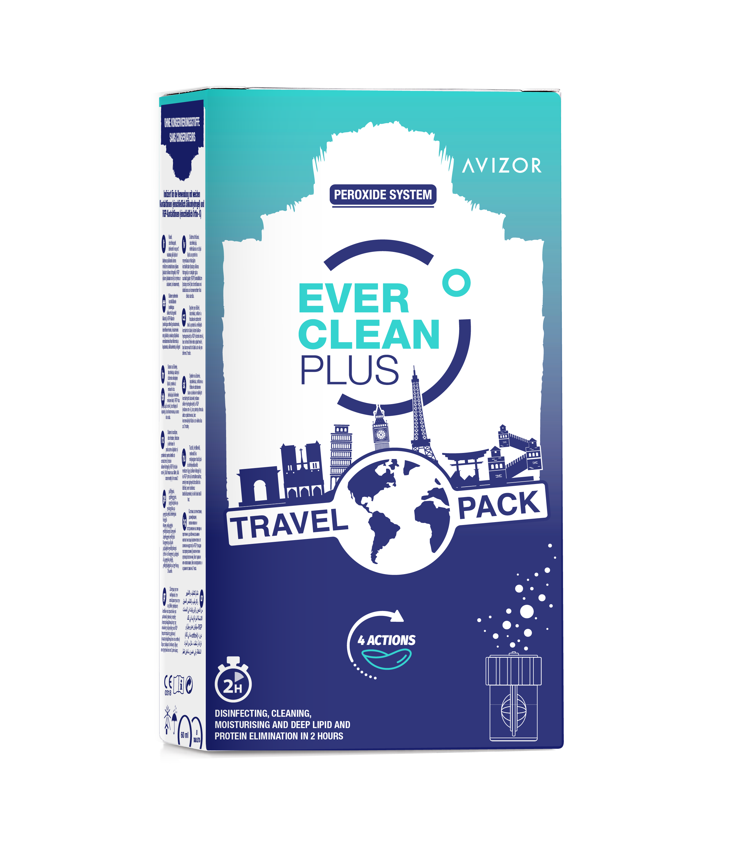 EVER CLEAN PLUS TRAVEL 60 ml Avizor – LaboratoireLAO