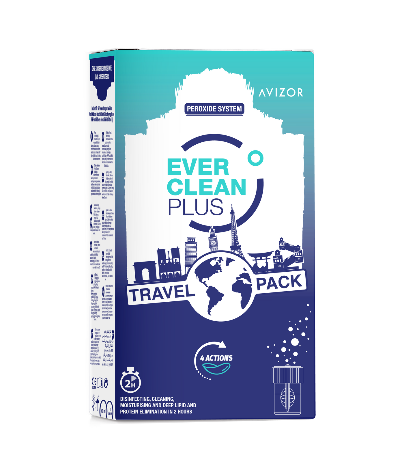 Pack voyage EVER CLEAN PLUS Travel 60 ml de Avizor